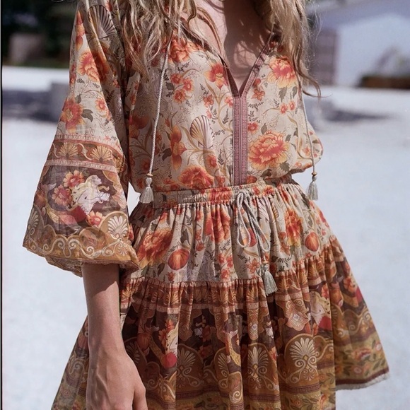 Spell Seashell Mini Skirt - Picture 2 of 16